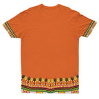 Printed Dashiki In Orange T-shirt AOP Tee Tianci 