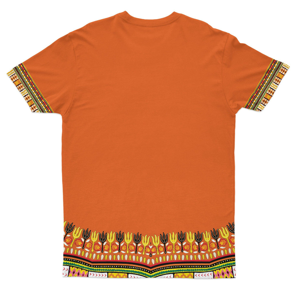 Printed Dashiki In Orange T-shirt AOP Tee Tianci 