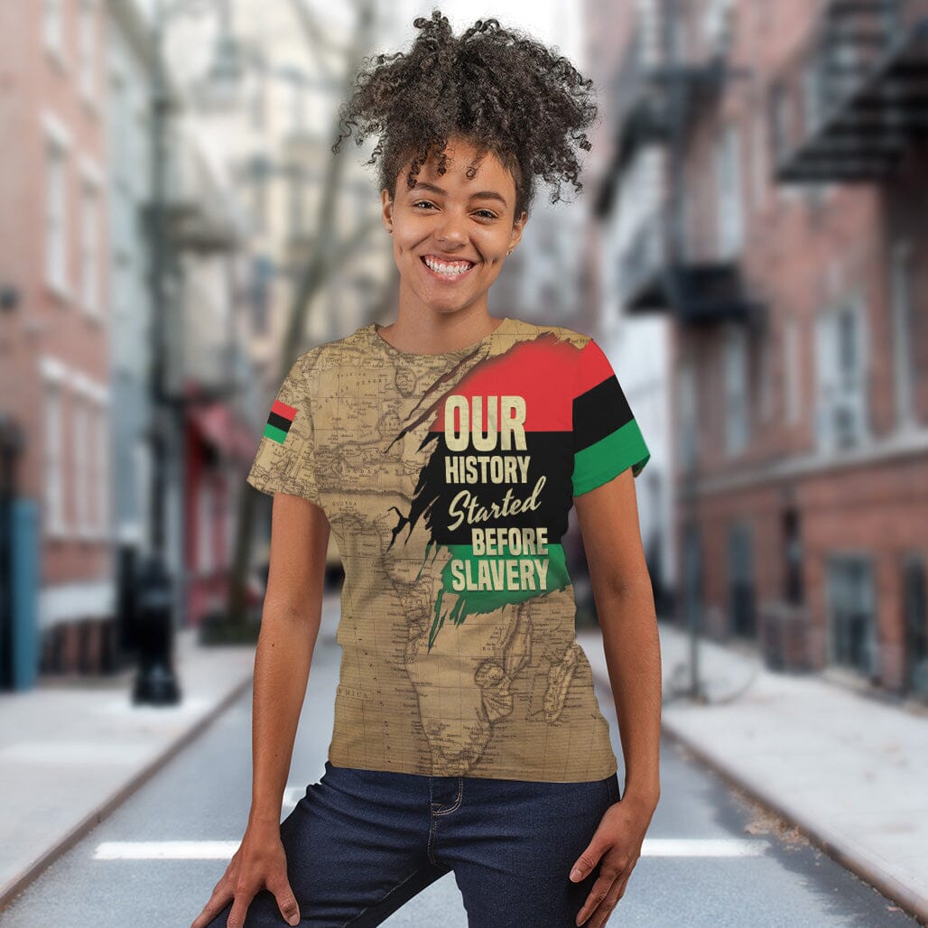 Power African T-shirt AOP Tee Tianci 