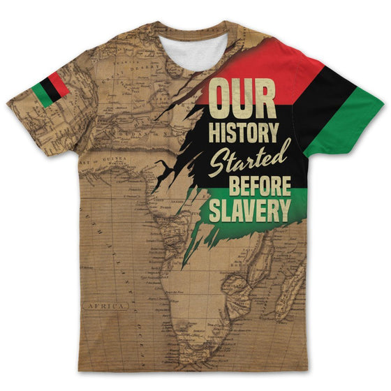Power African T-shirt AOP Tee Tianci S