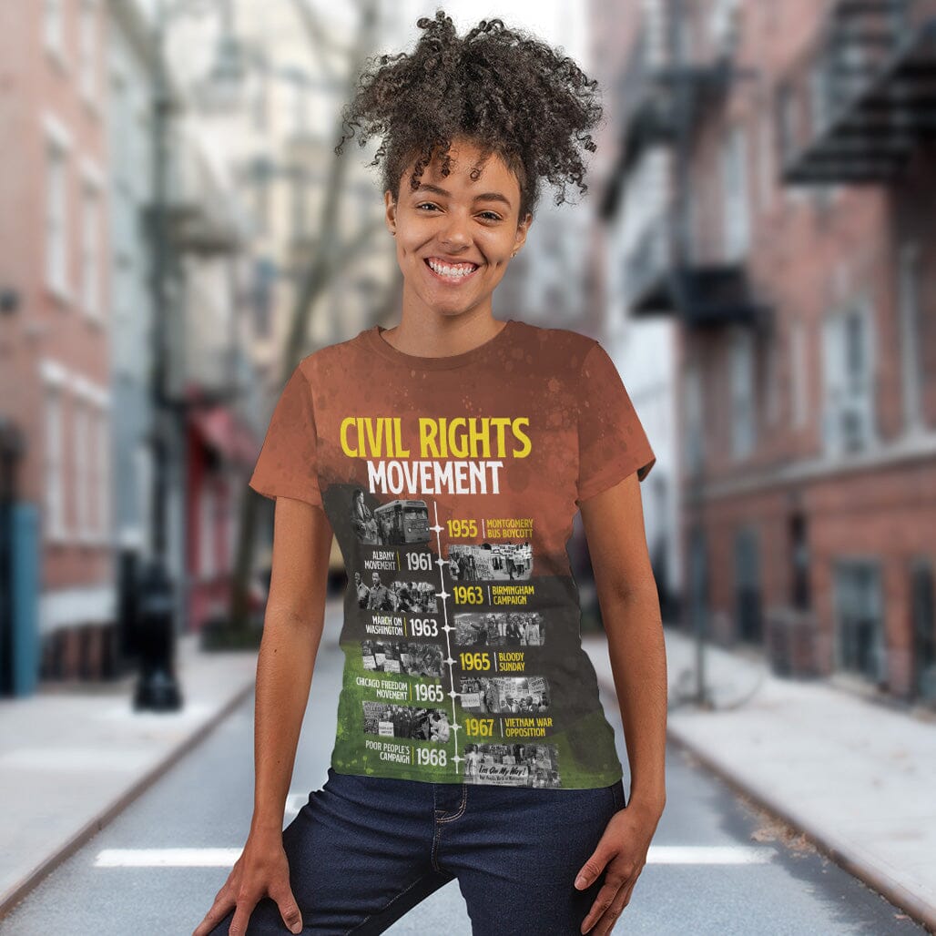 Civil Rights Movement T-shirt AOP Tee Tianci 