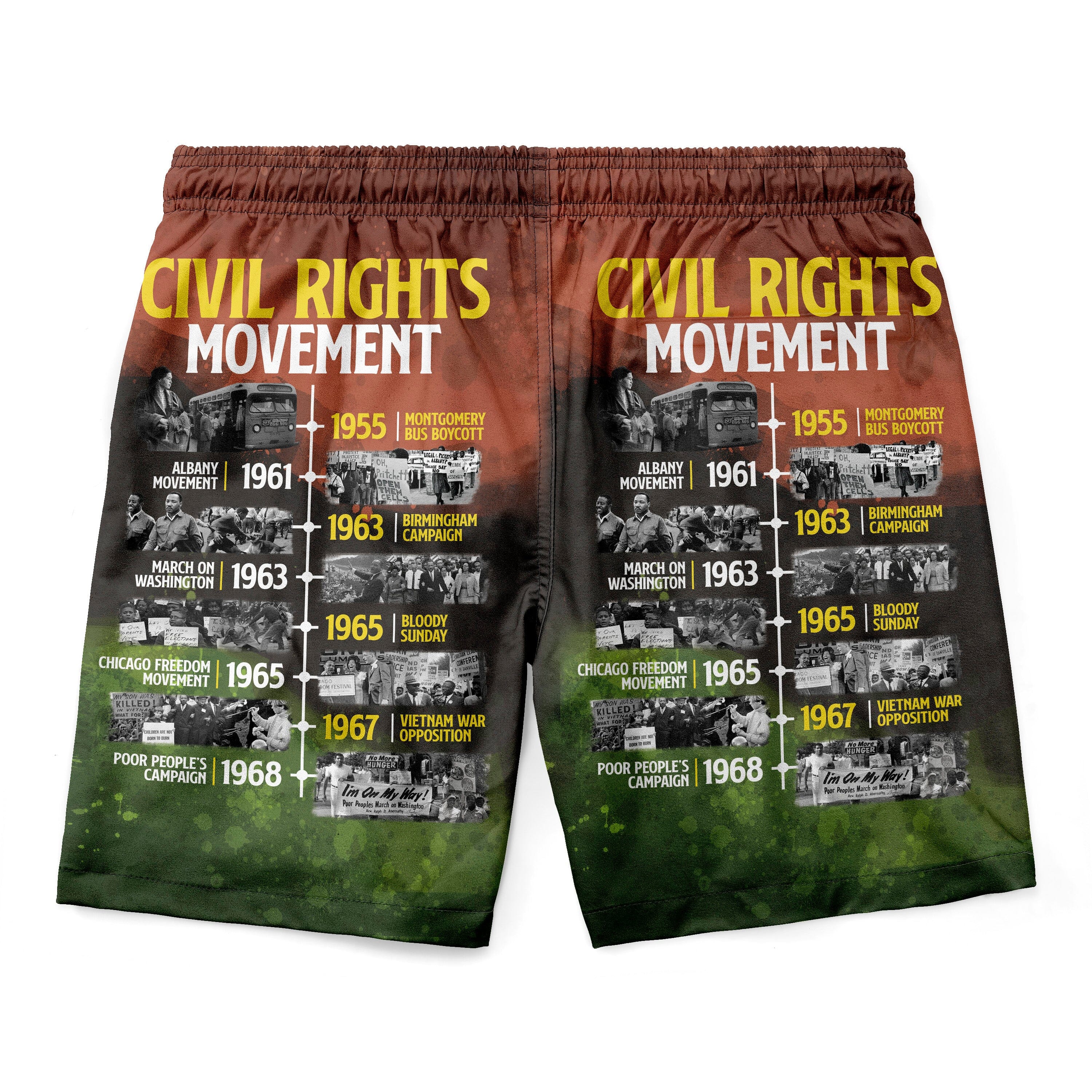Civil Rights Movement Shorts Shorts Tianci 