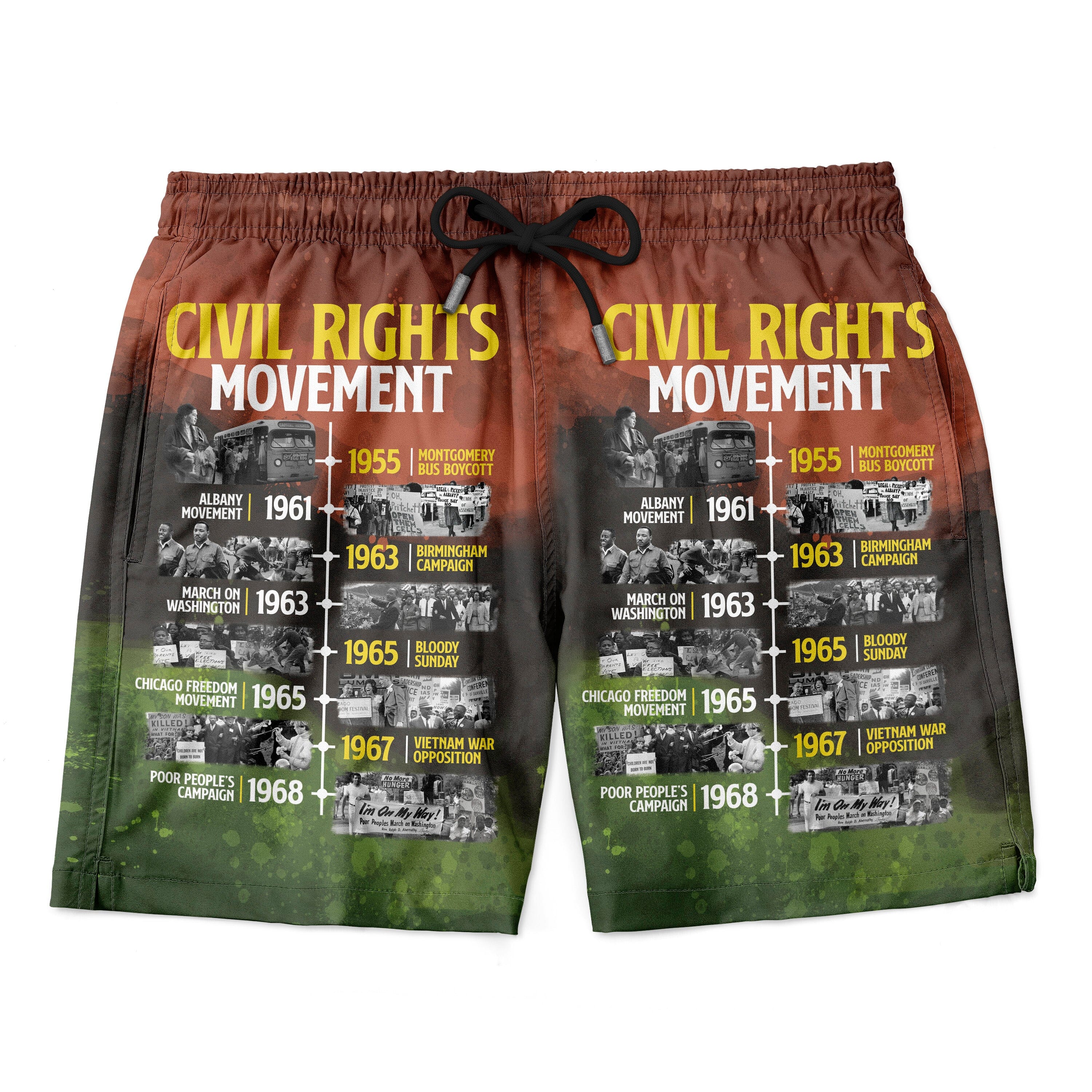 Civil Rights Movement Shorts Shorts Tianci 