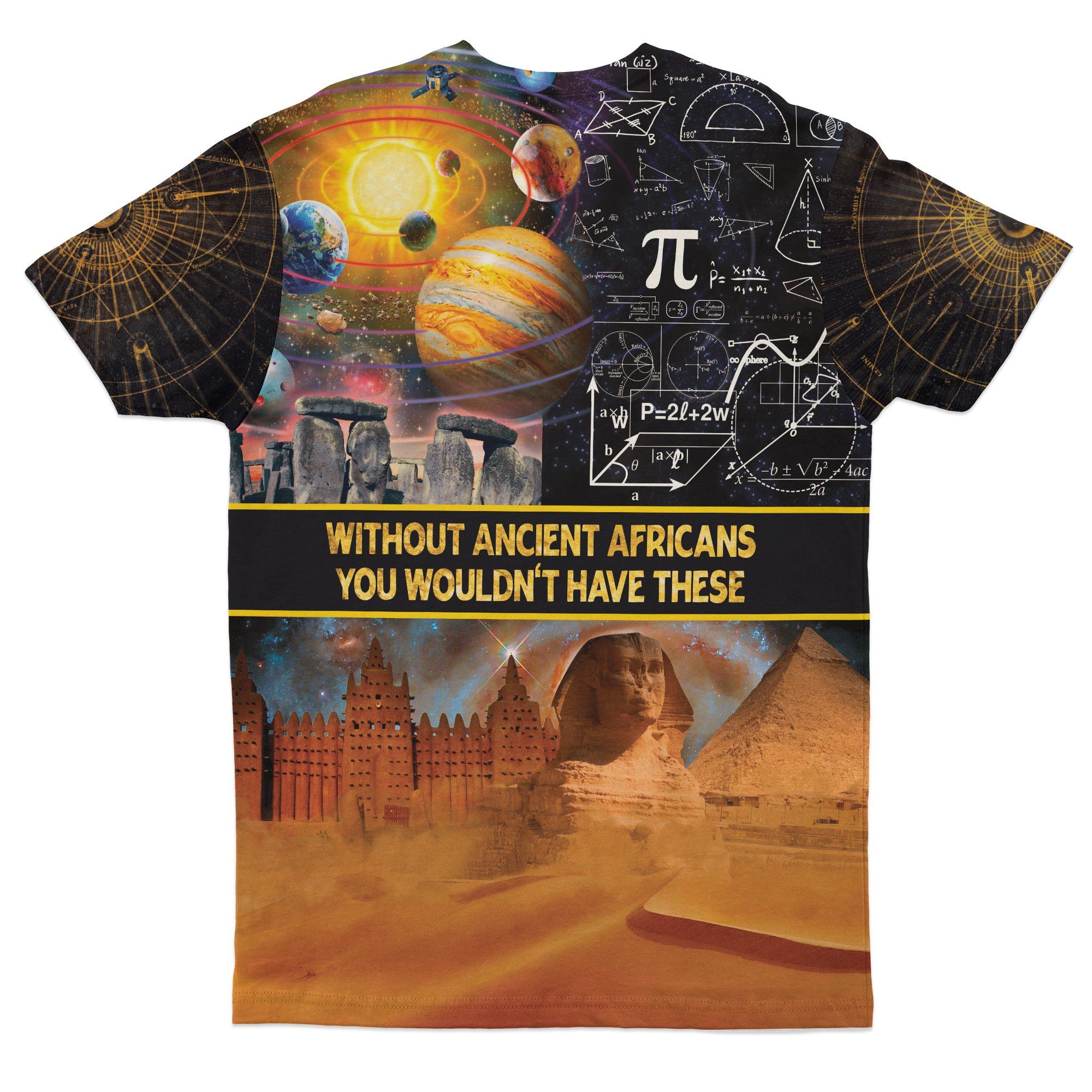 Ancient African Achievements T-shirt AOP Tee Tianci 