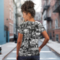 Black Power Image T-shirt AOP Tee Tianci 