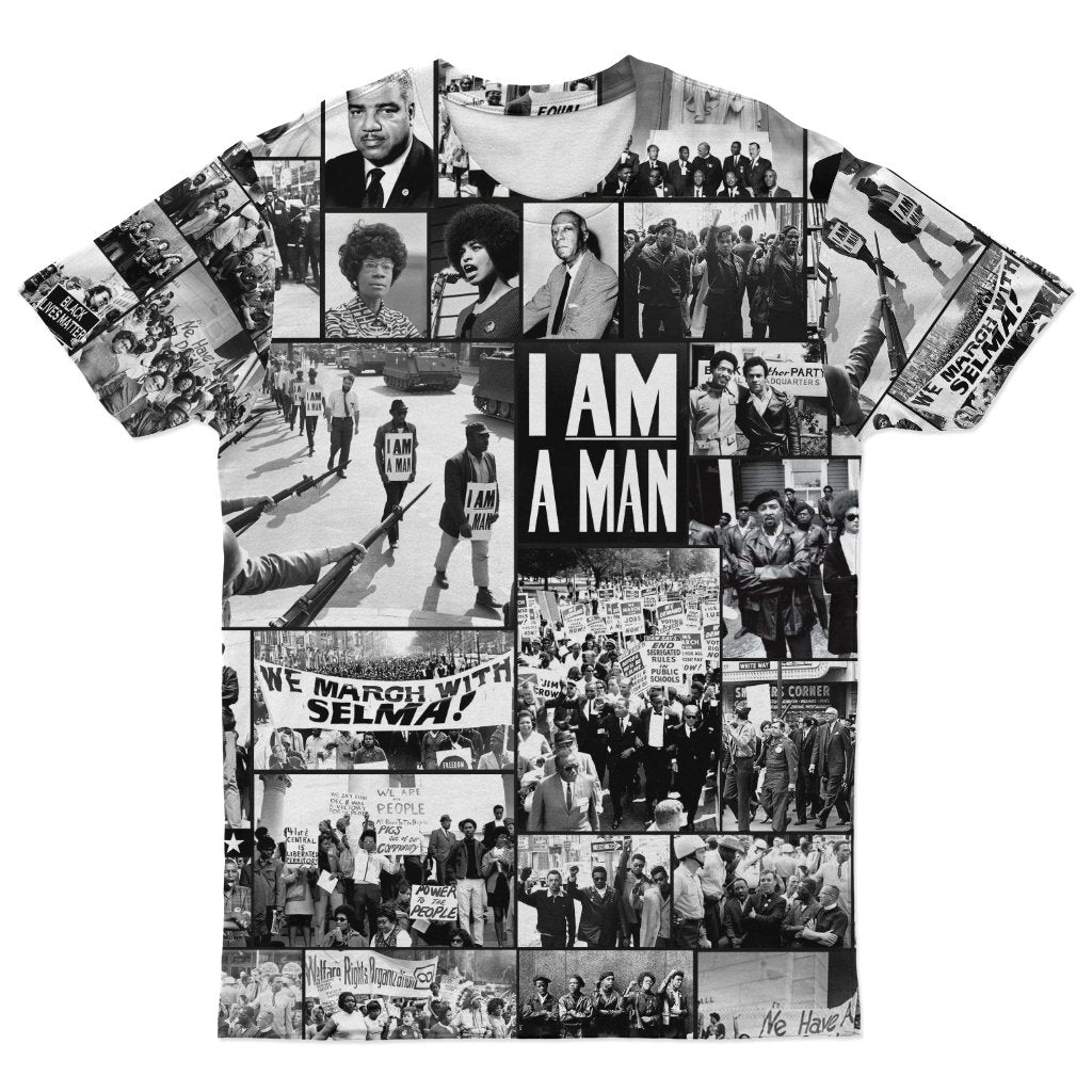 Black Power Images 2 T-shirt AOP Tee Tianci S 