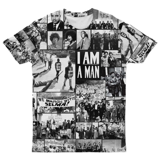 Black Power Images 2 T-shirt AOP Tee Tianci S 