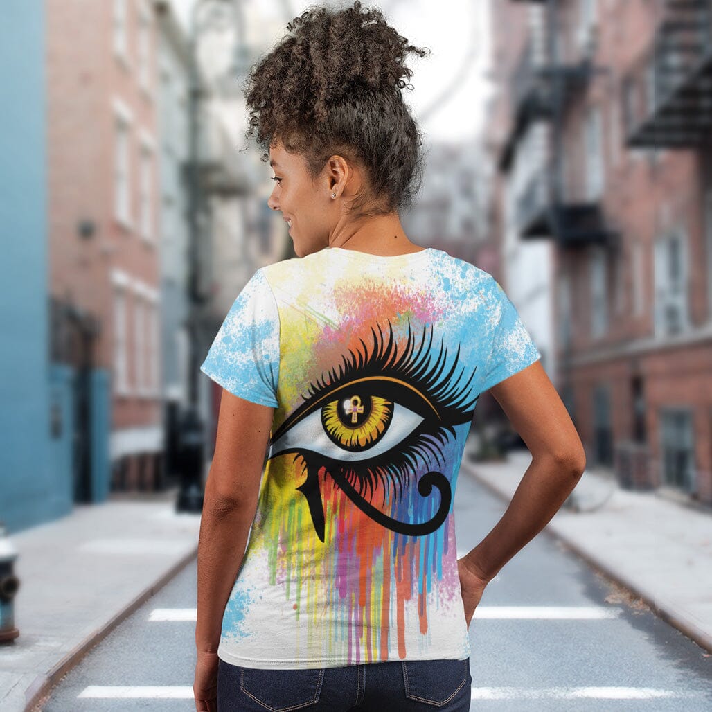Egyptian Eye Of Ra T-shirt AOP Tee Tianci 