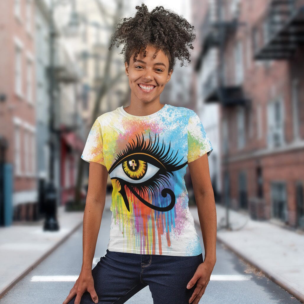 Egyptian Eye Of Ra T-shirt AOP Tee Tianci 