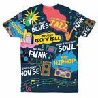 Music That Makes We Proud T-shirt AOP Tee Tianci 