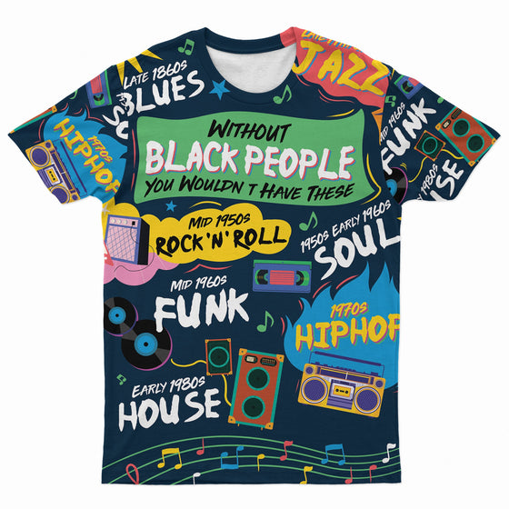 Music That Makes We Proud T-shirt AOP Tee Tianci S 