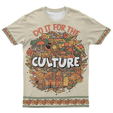 Do It For The African Culture Doodle Style T-Shirt AOP Tee Tianci 