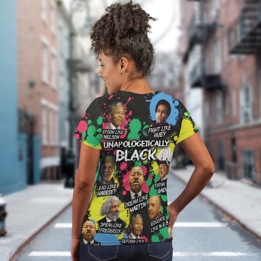 Unapologetically Black T-shirt AOP Tee Tianci 
