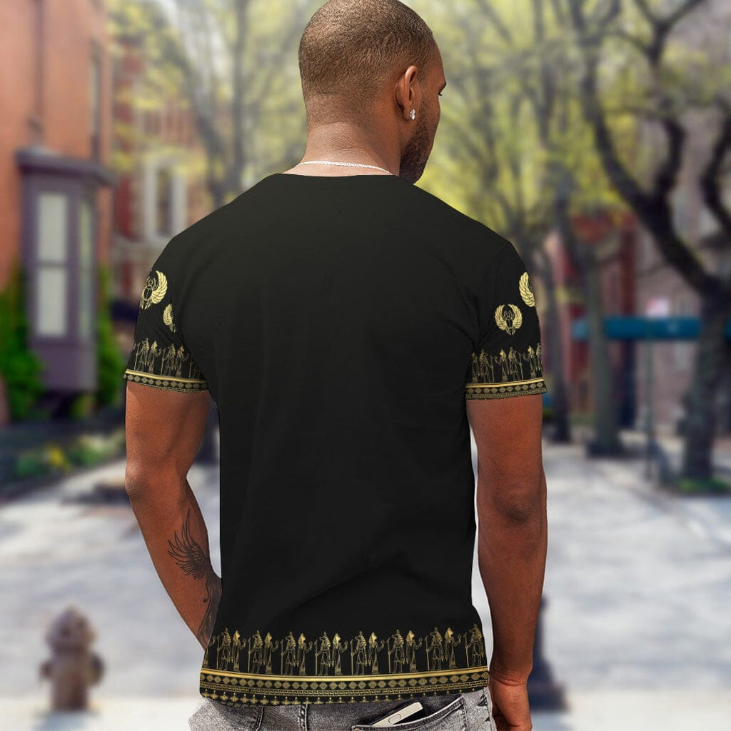 Printed Scarabaeus Sacer Dashiki T-shirt AOP Tee Tianci 