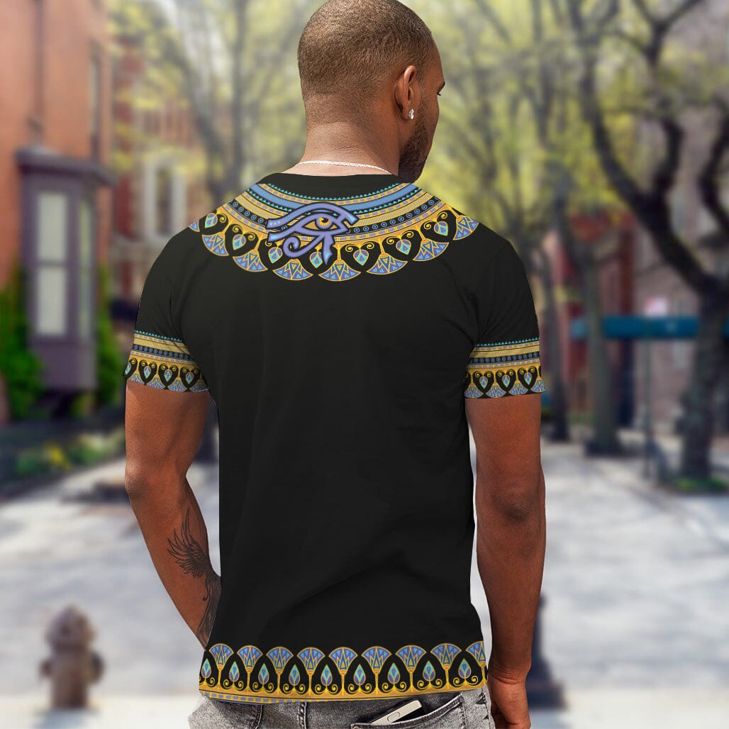 Egyptian Ankh Ft Eye Of Ra T-shirt AOP Tee Tianci 