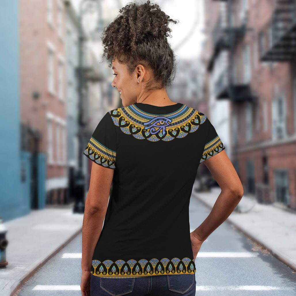 Egyptian Ankh Ft Eye Of Ra T-shirt AOP Tee Tianci 