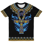 Egyptian Ankh Ft Eye Of Ra T-shirt AOP Tee Tianci S 