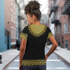 Printed Gold Dashiki T-shirt AOP Tee Tianci 