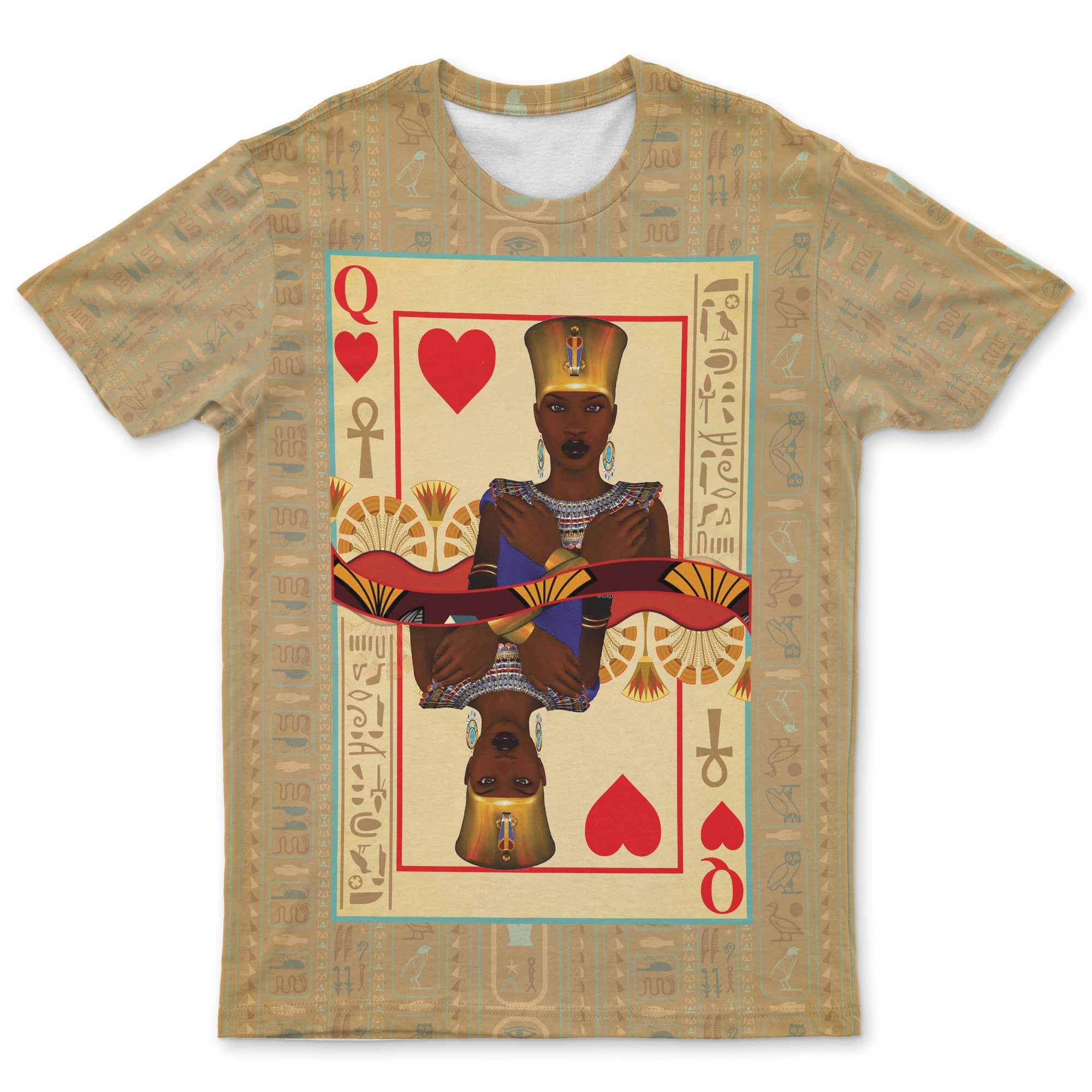 Queen & Pharaoh T-shirt AOP Tee Tianci Queen S 