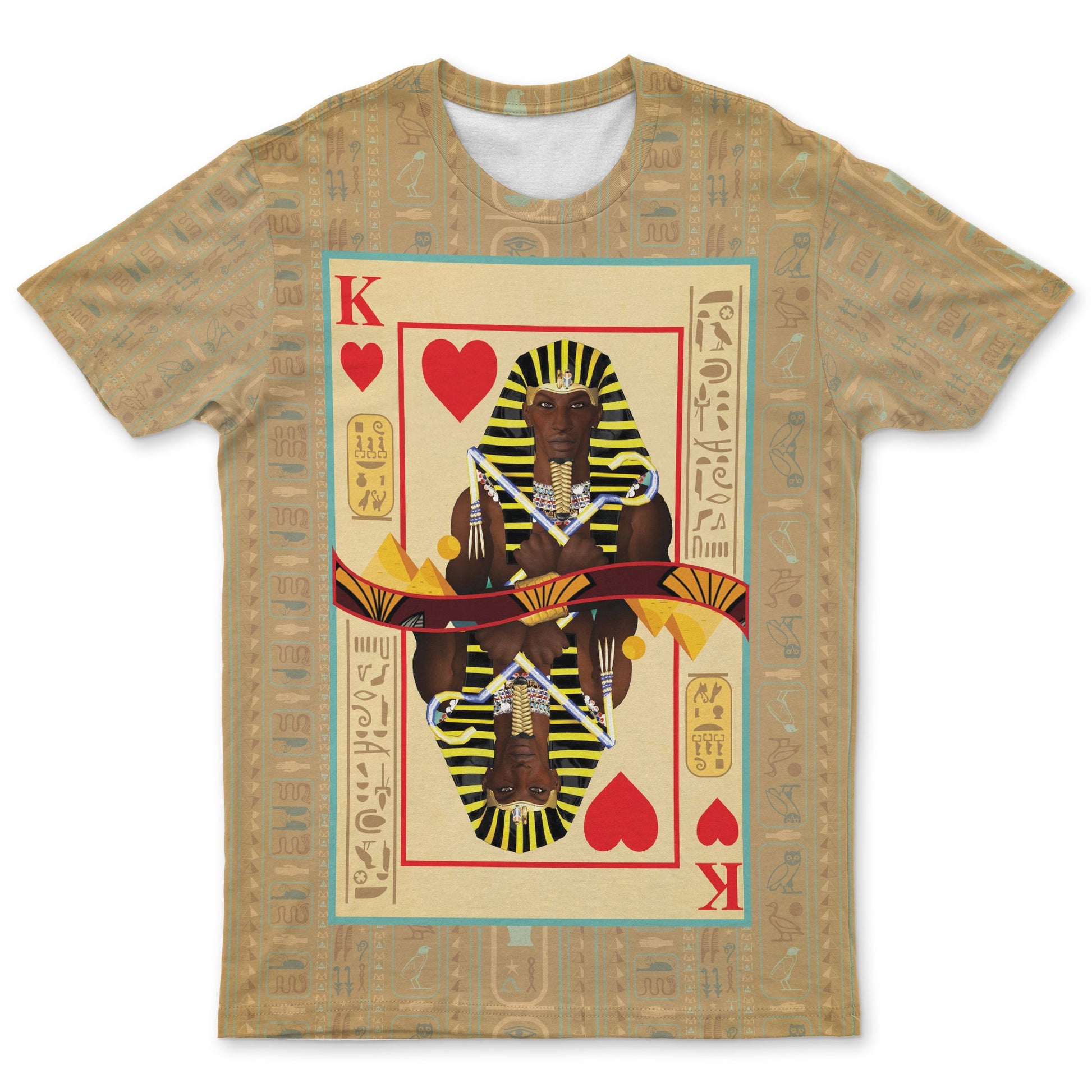 Queen & Pharaoh T-shirt AOP Tee Tianci Pharaoh S 