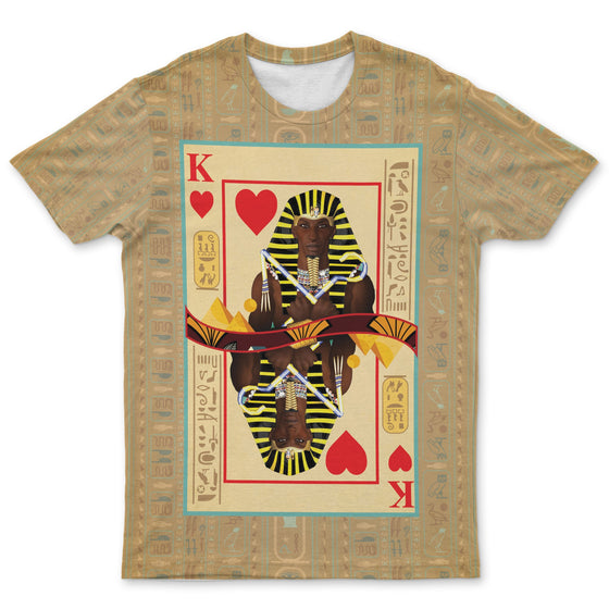 Queen & Pharaoh T-shirt AOP Tee Tianci Pharaoh S