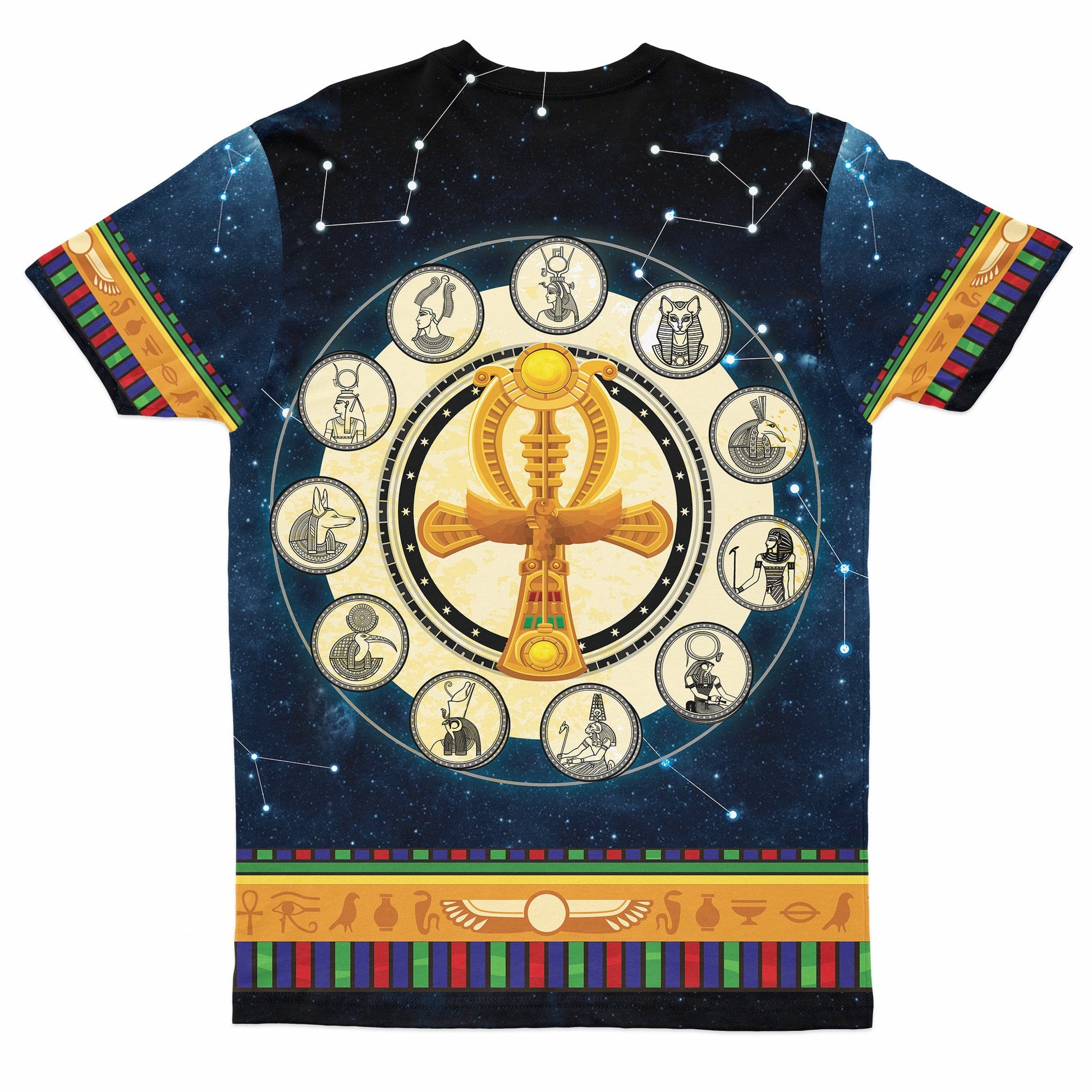 Ancient Egyptian Gods & Goddesses 2 T-shirt AOP Tee Tianci 