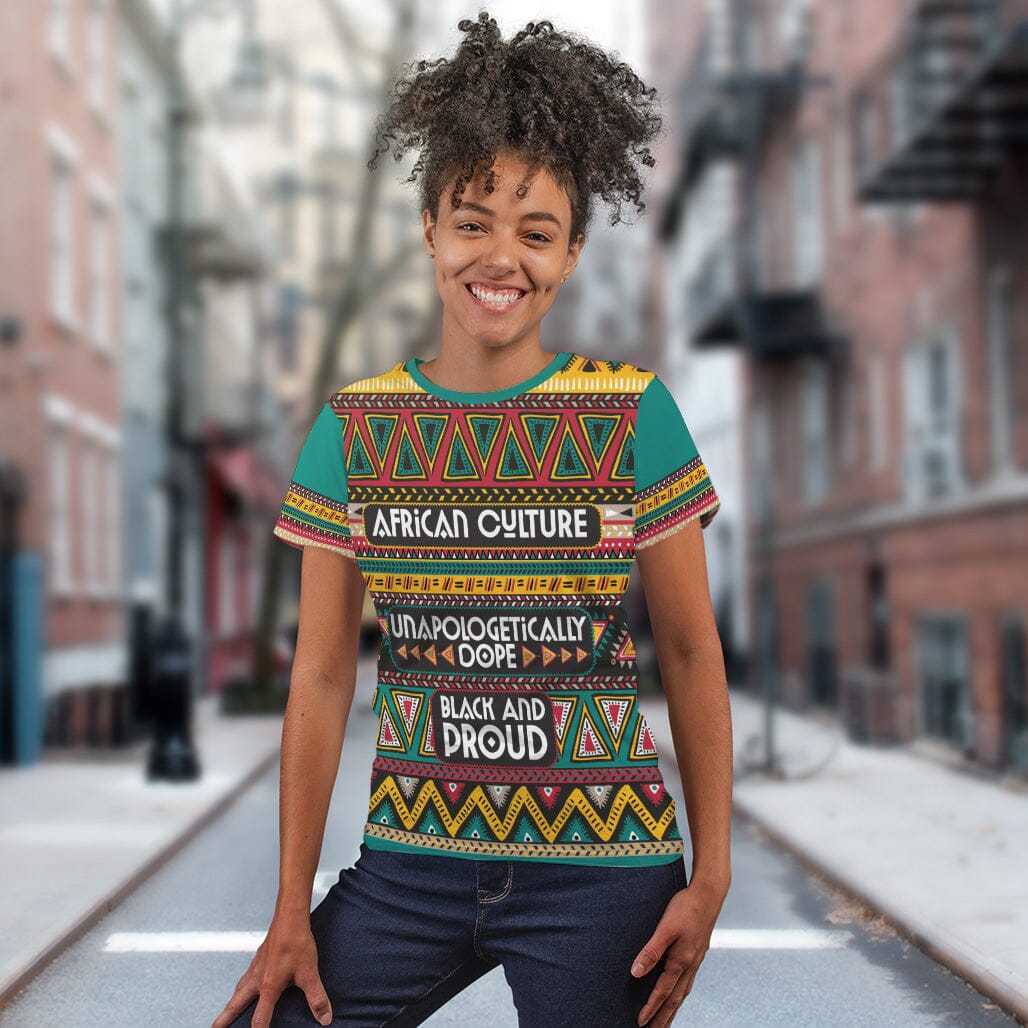 Colorful African Pattern T-Shirt AOP Tee Tianci 