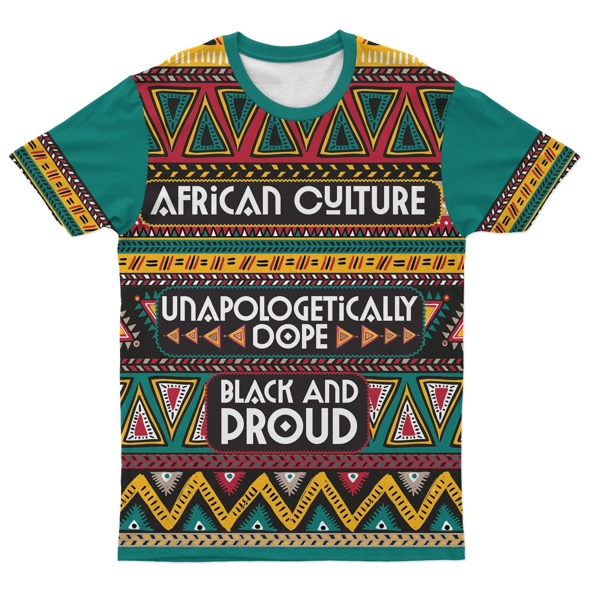 Colorful African Pattern T-Shirt AOP Tee Tianci 