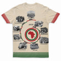 Black History Timeline T-Shirt AOP Tee Tianci 