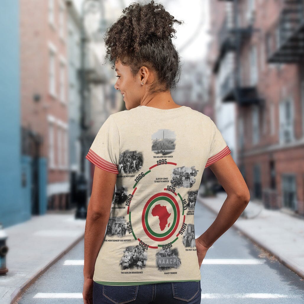 Black History Timeline T-Shirt | African American Clothing