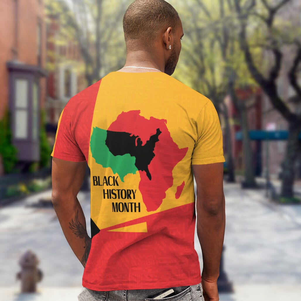 African American Black History Month T-Shirt AOP Tee Tianci 