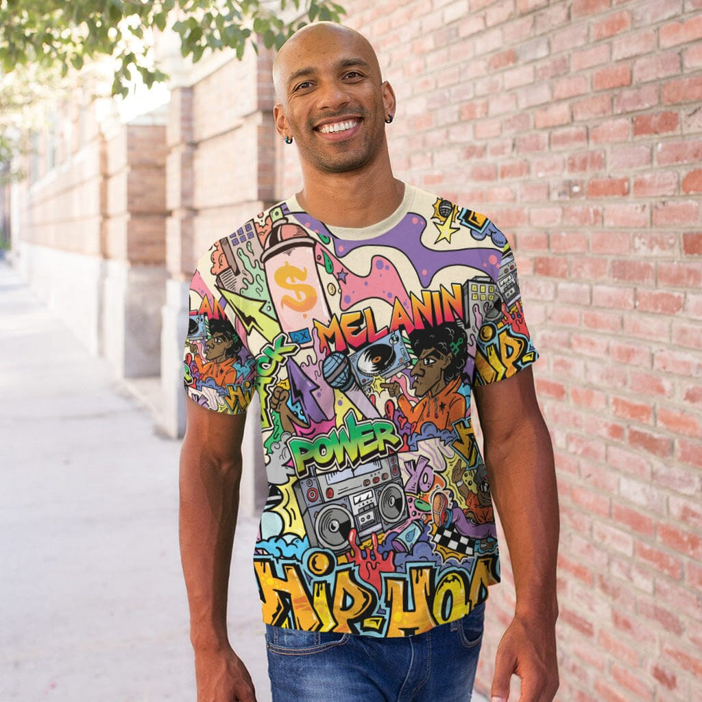 Hip Hop Graffiti Art T-shirt AOP Tee Tianci 