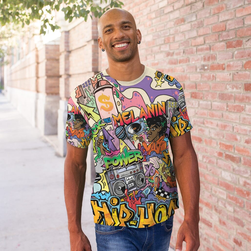 Hip Hop Graffiti Art T-shirt AOP Tee Tianci 