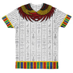 God Horus White T-shirt AOP Tee Tianci 