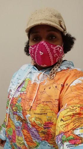 World Map Africa All-over Hoodie Hoodie Tianci 