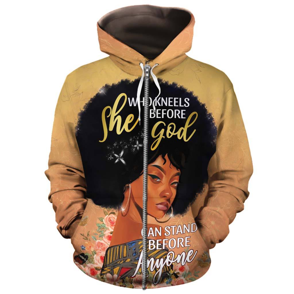 She Who Kneels Before God All-over Hoodie Hoodie Tianci Zip S 