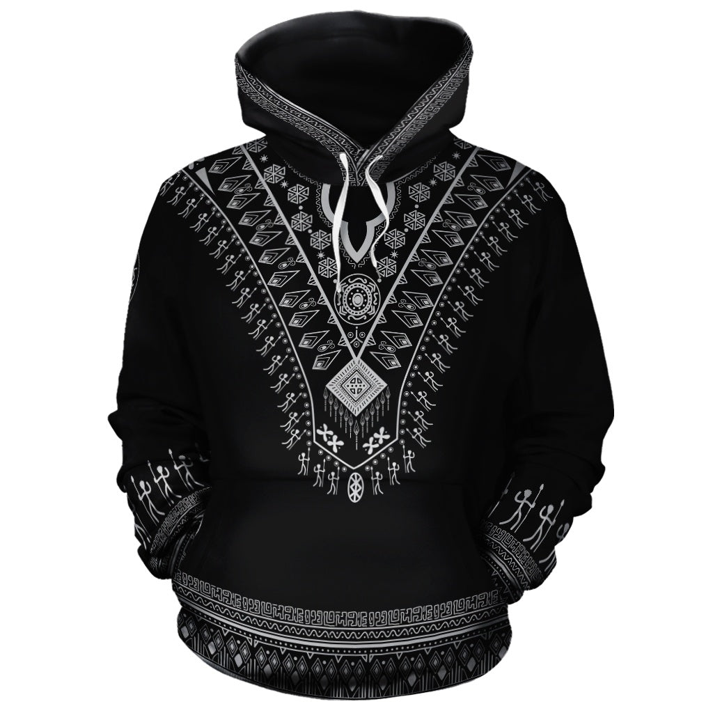 Printed African Tribal Dashiki All-over Hoodie Hoodie Tianci 