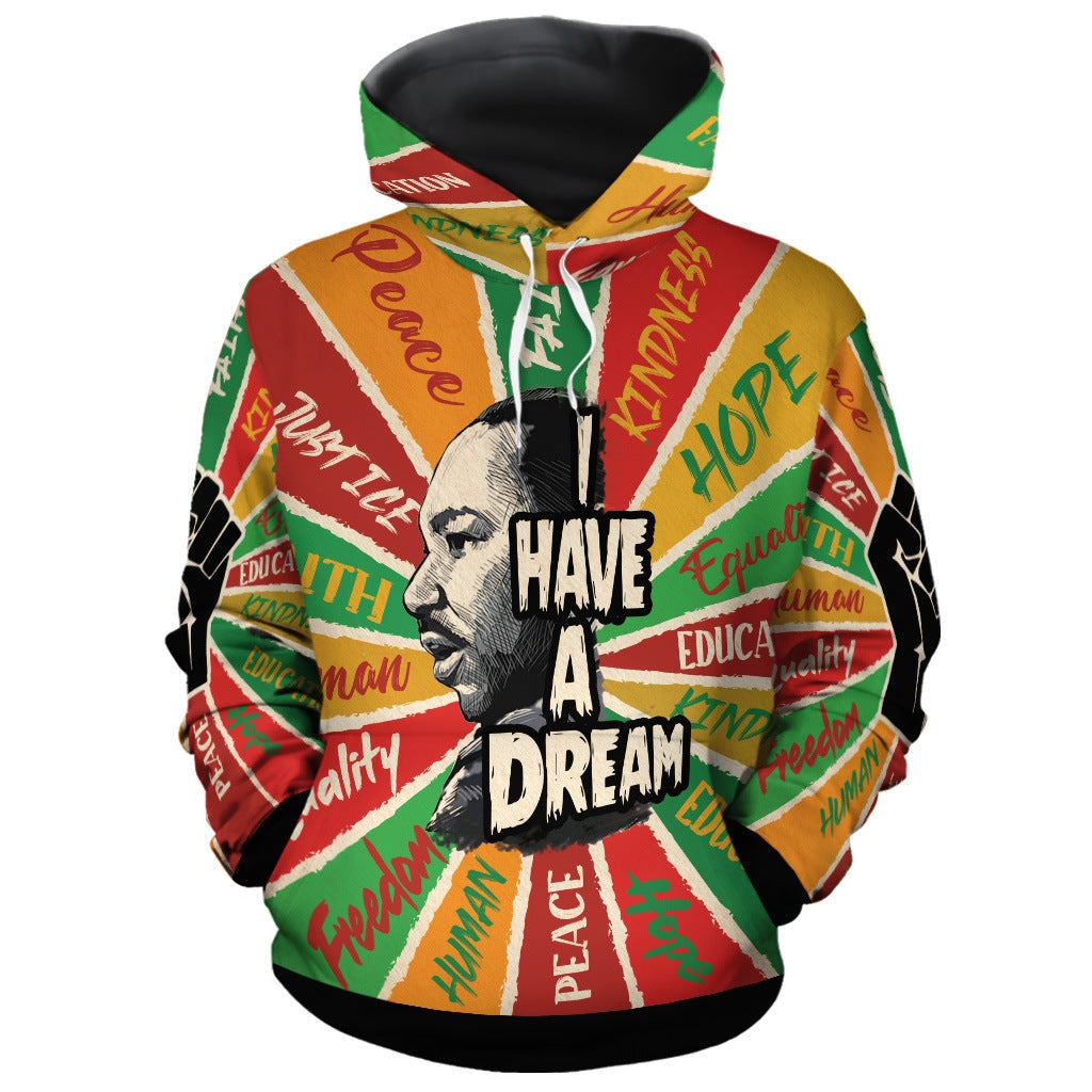I Have A Dream MLK All-over Hoodie Hoodie Tianci 