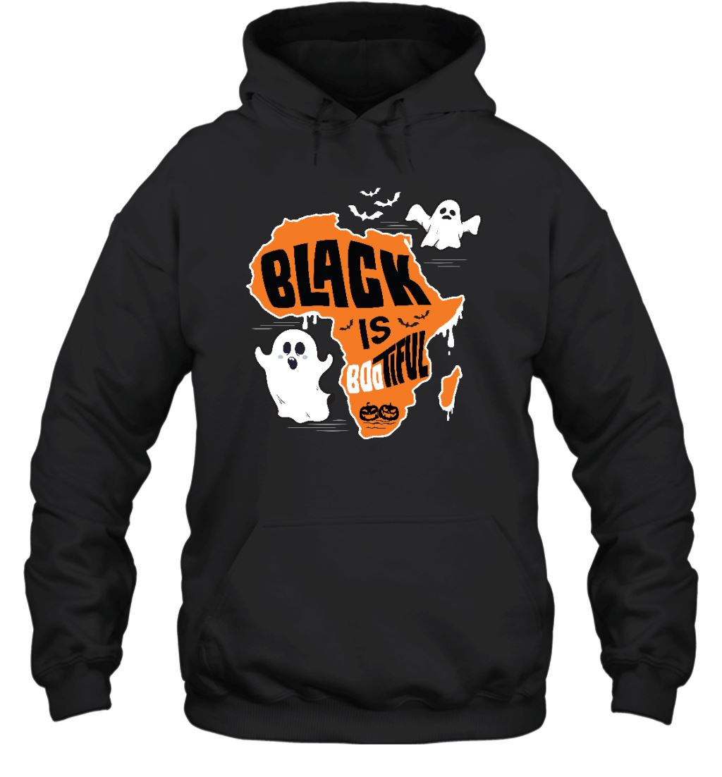 Black is Bootiful T-shirt Apparel Gearment Unisex Hoodie Black S
