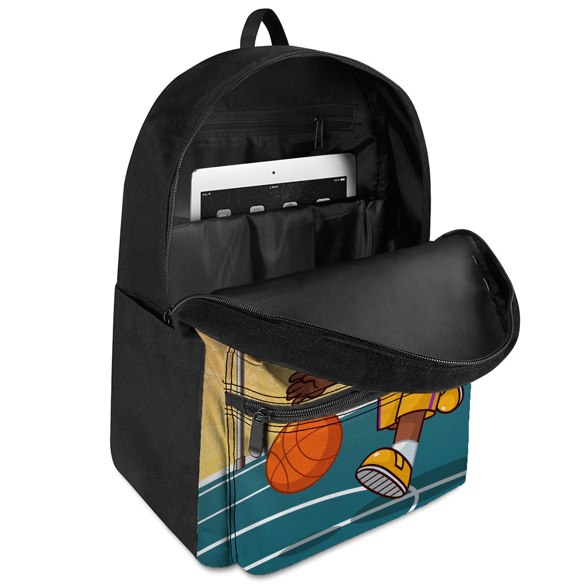 Personalized Little Afro Basketball Player Kid Backpack Kid Backpack Tianci 