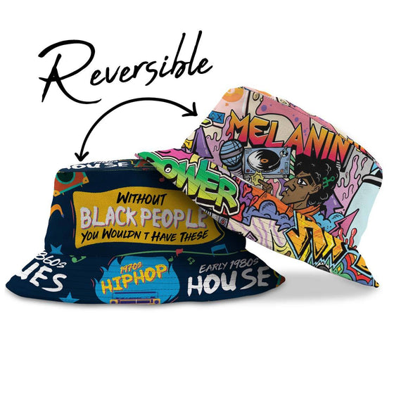 Hip Hop Graffiti Art & Music That Makes Us Proud Reversible Bucket Hat Reversible Bucket Hat Tianci