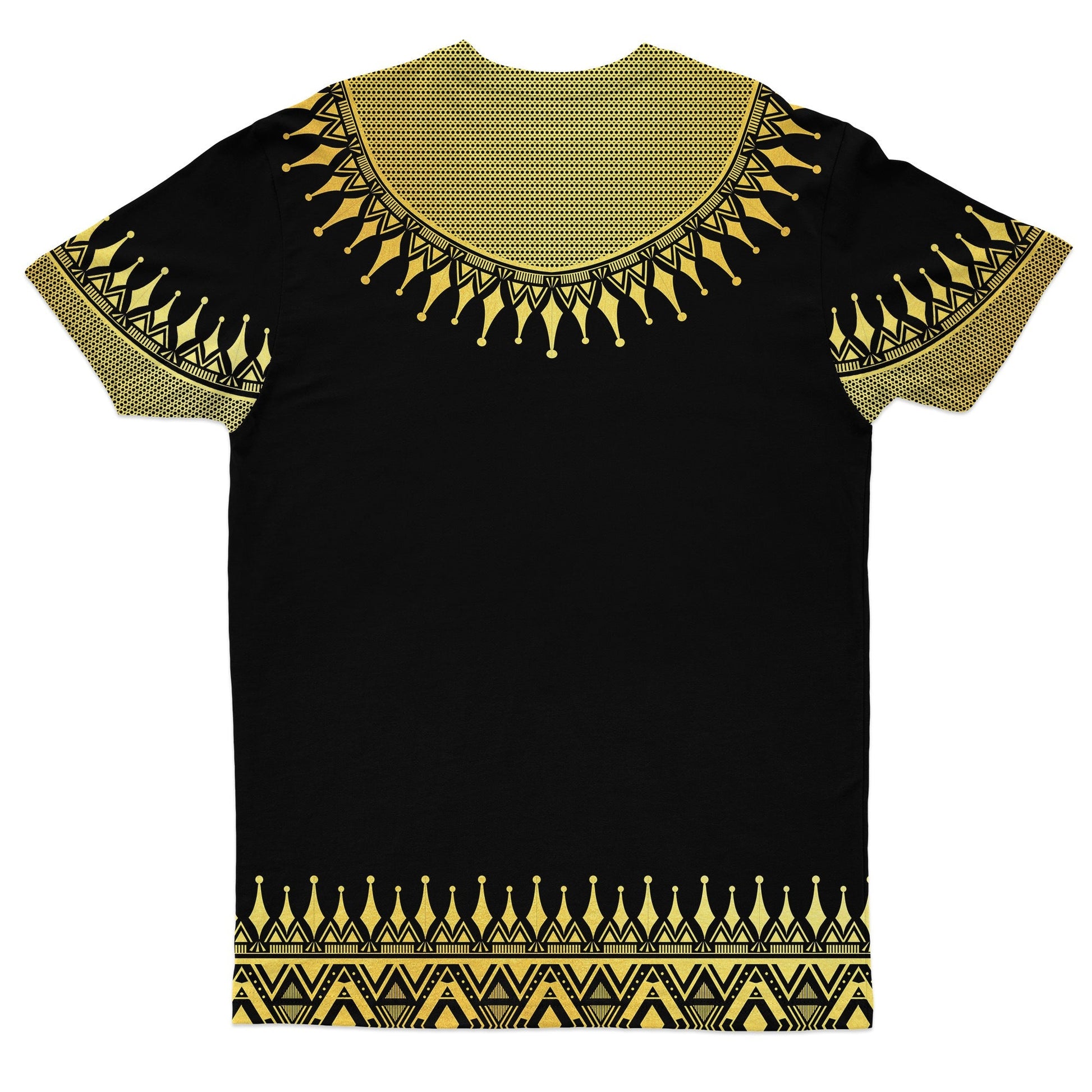 Printed Gold Dashiki T-shirt AOP Tee Tianci 