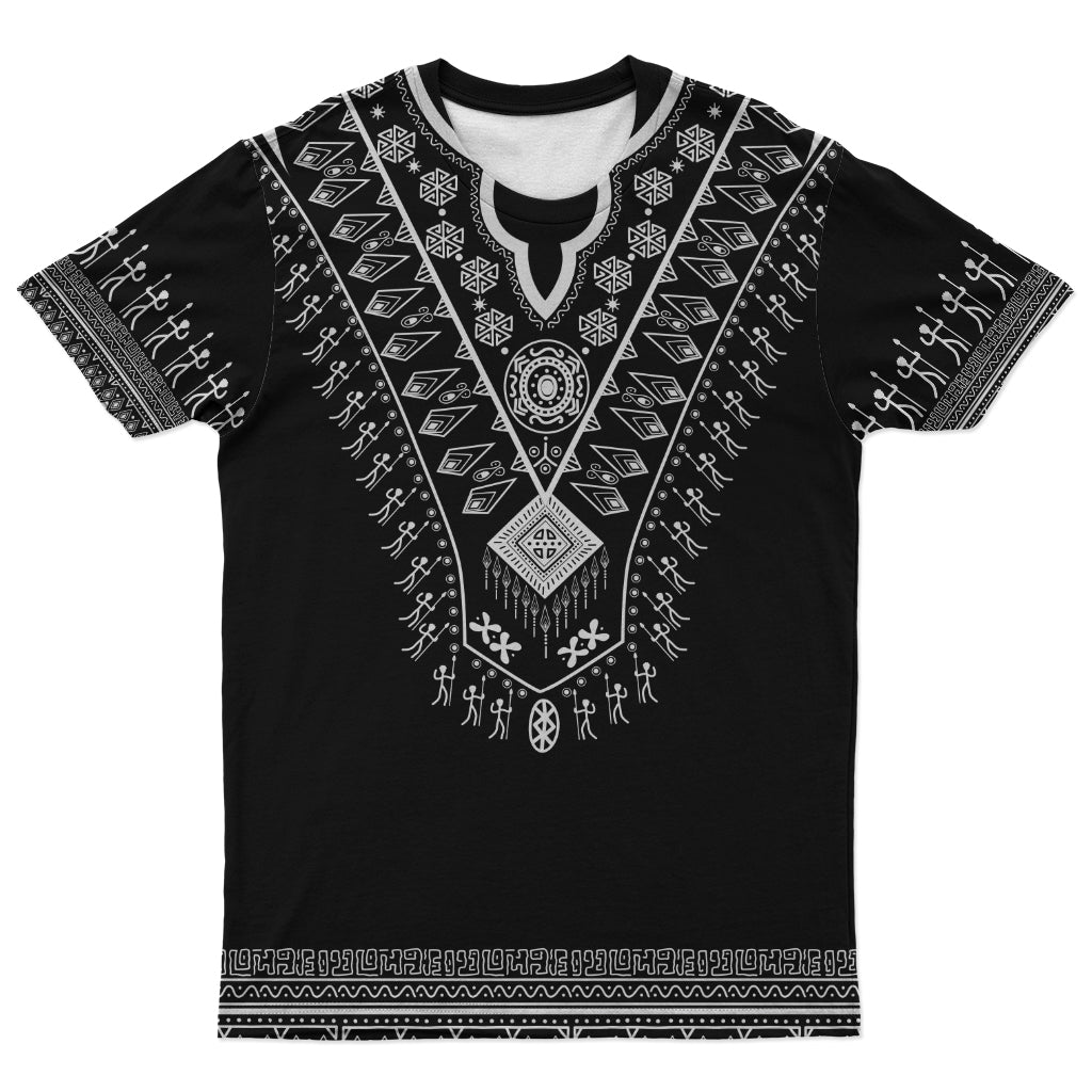 Printed African Tribal Dashiki T-shirt AOP Tee Tianci 