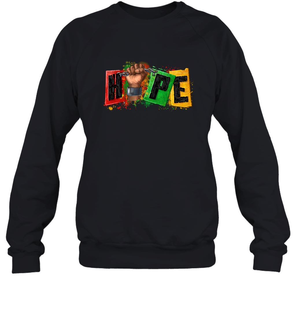 Hope Juneteenth T-shirt Apparel Gearment Sweatshirt Black S