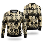 Civil Rights Leaders Wool Sweater Wool Sweater Tianci 